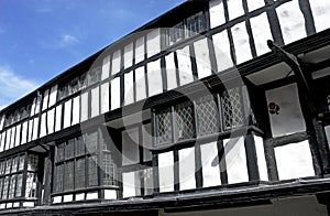 Black and white tudor building, Shrewsbury photo