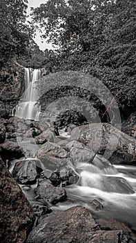 Black & White Waterfall Shutter Speed