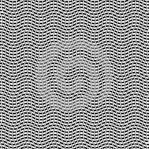 Black and white wavy lines