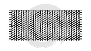 Black & White Wire Mesh Pattern Vector Background, vector design Generative AI