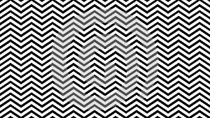 Black and white zigzag seamless pattern background.