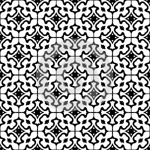 Black and whiteseamlesss pattern vector file