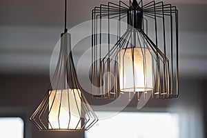 Black Wire Designer Lights