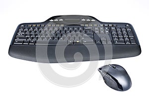 Black Wireless Computer Keyboard