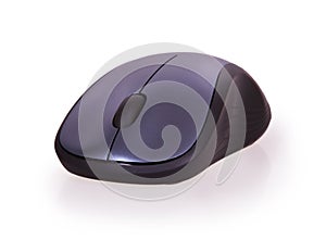 Black wireless computer mouse