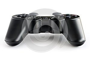 Black wireless game controller