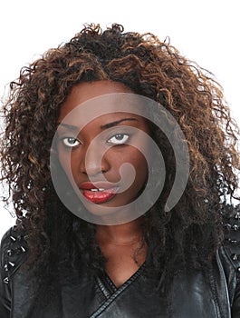 Black Woman with Wild Hair