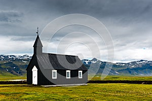 Black wooden church Budakirkja