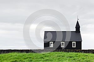 Black wooden church Budakirkja