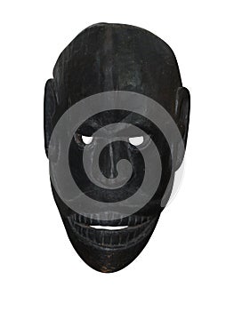 Black Wooden Mask