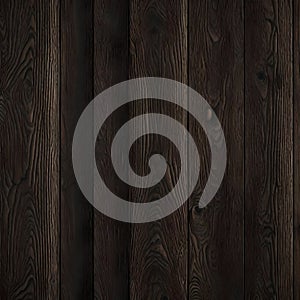 Black wooden planks background - ai generated image