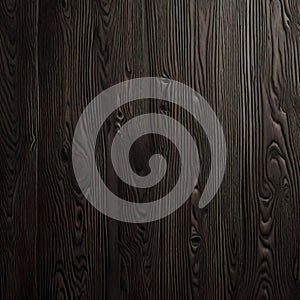 Black wooden planks background - ai generated image