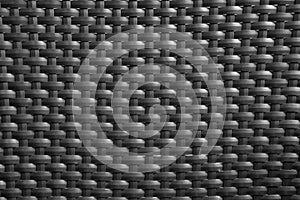 Black woven plastic background