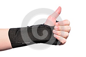 Black Wrist Brace