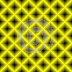 Black and yellow chessboard,