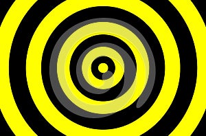 Black and yellow color circle background for print, gift, web, scrap and patchwork