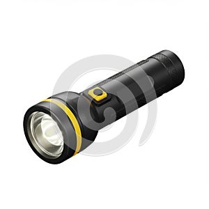 Black and Yellow Flashlight with Bright Led Light