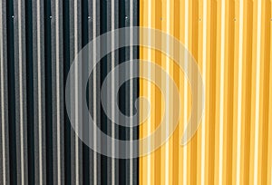 Black yellow vertical metal background