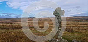 Blackaton Cross, Trowlesworthy Warren , Dartmoor National Park,  Devon