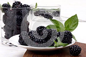 Blackberries - wild berry