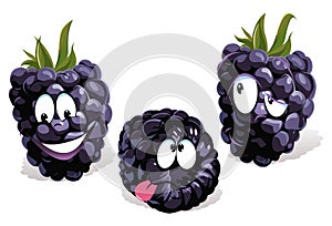 Blackberry cartoon photo