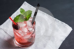 Blackberry cocktail