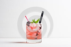 Blackberry cocktail