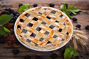 Blackberry pie