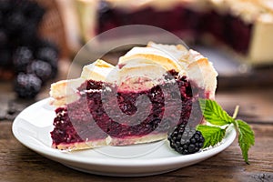 Blackberry pie