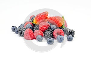 Blackberry Raspberry Strawberry Blueberry Fruit Mix