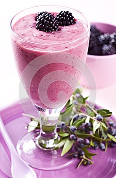 Blackberry smoothie