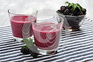 Blackberry smoothie