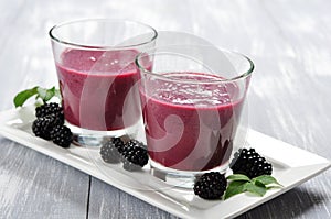 Blackberry smoothie