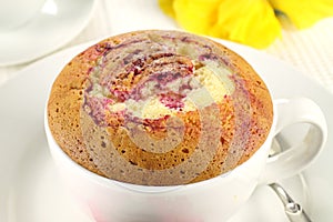 Blackberry Sponge Pudding