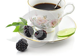 Blackberry and tea