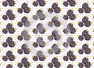 Blackberry Vintage pattern