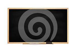Blackboard isolated on white background.