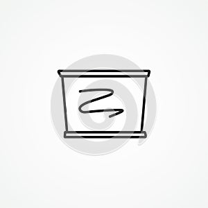 blackboard line icon.