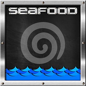 Blackboard for Seafood Menu