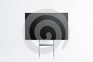 Blackboard on a Stand in a Modern Room. 3D Rendering