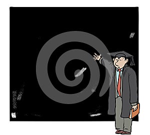 Blackboard teacher