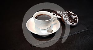 Blackcoffee blackplate teaspoon donuts Oreo