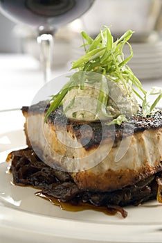 Blackened swordfish steak 2 photo