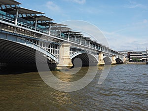 Blackfriars bridge in London