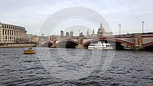 Blackfriars Bridge Thames River