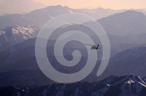 Blackhawk, Sunset, Afghanistan