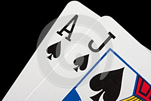 Blackjack cards