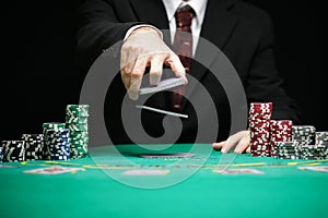Blackjack in a Casino Gambling Game