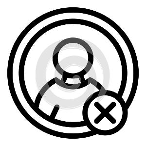 Blacklist new avatar icon, outline style