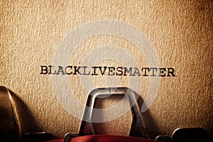 Blacklivesmatter concept view